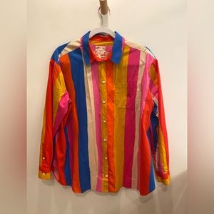 Farm Rio x Sezane button up blouse